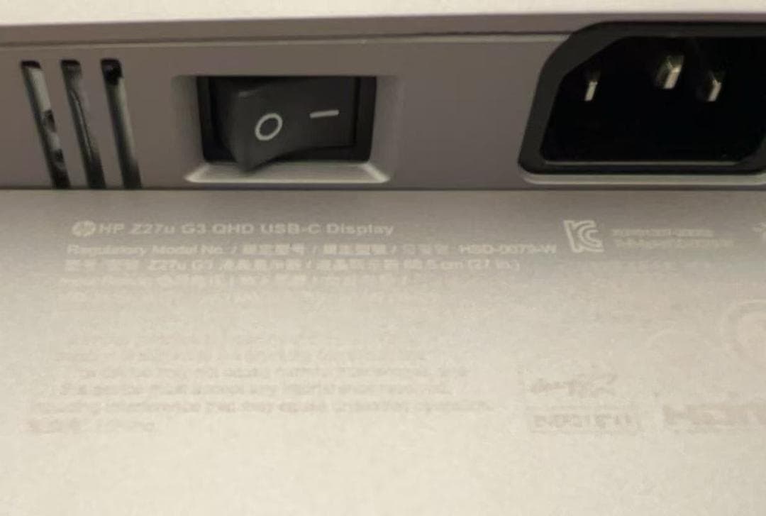 HP Z27u G3 27インチ プロフェッショナル液晶モニター Type-C