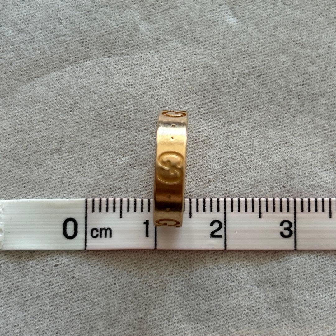 GUCCI（グッチ）K18PG 3号 アイコンリング3.01g