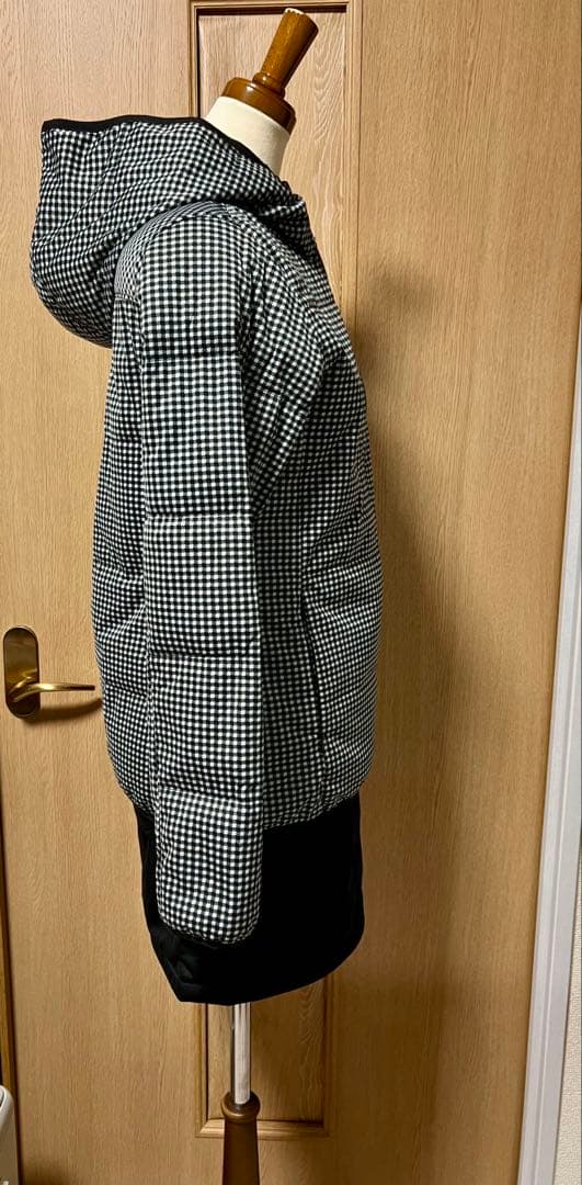 アディダスゴルフ リバーシブル中綿上下セット M ブラック×チェック｜軽量・美品