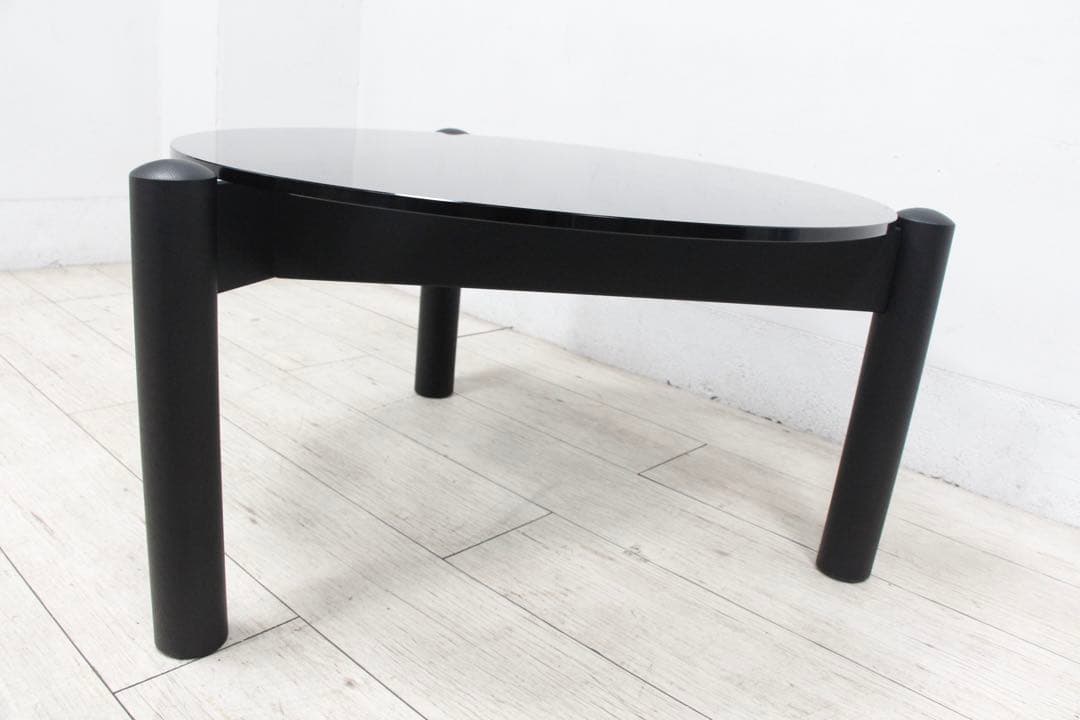 【展示極美品】Cassina カッシーナ 535 ガラステーブル サイドテーブル