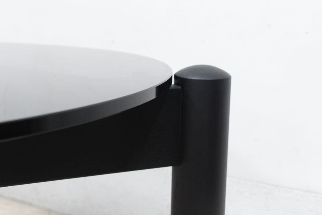 【展示極美品】Cassina カッシーナ 535 ガラステーブル サイドテーブル