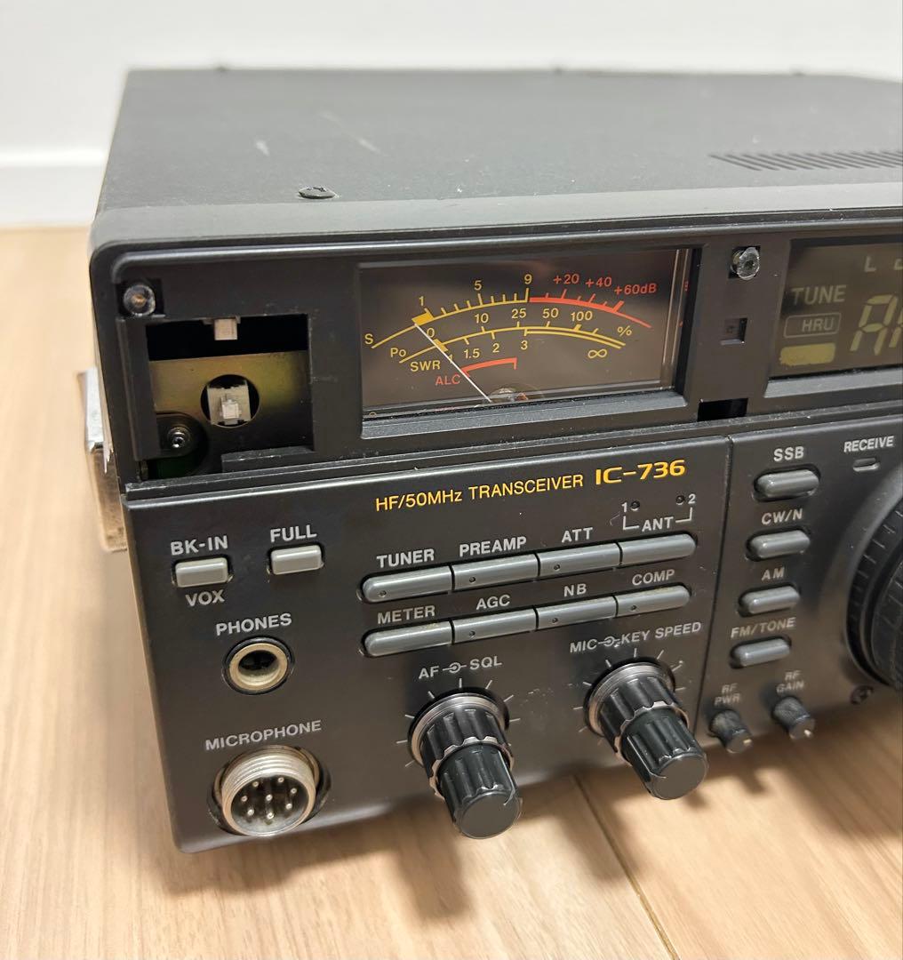 ICOM IC-736S HF/50MHz Transceiver ジャンク