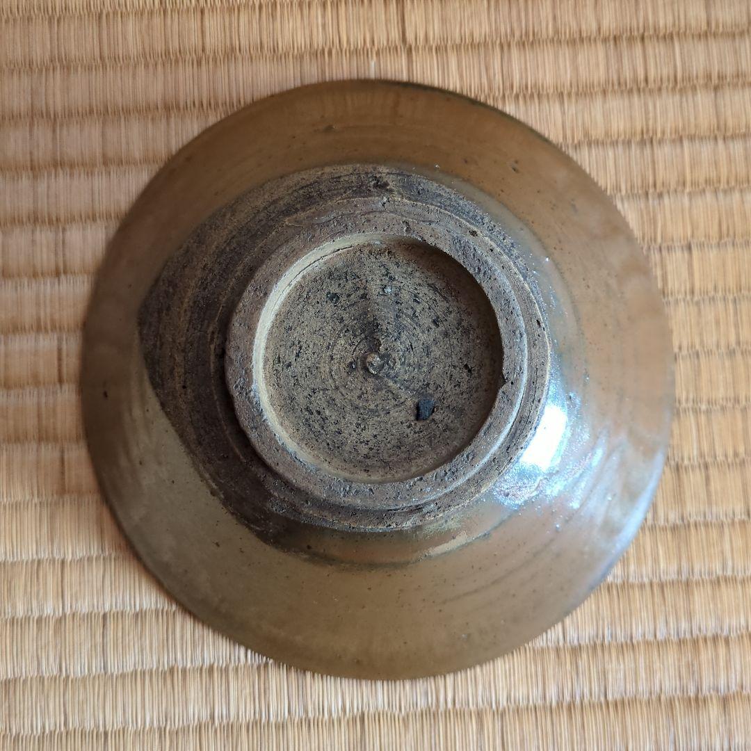 柿茶碗 木箱付き　茶道具　古美術　骨董　中国　磁州窯