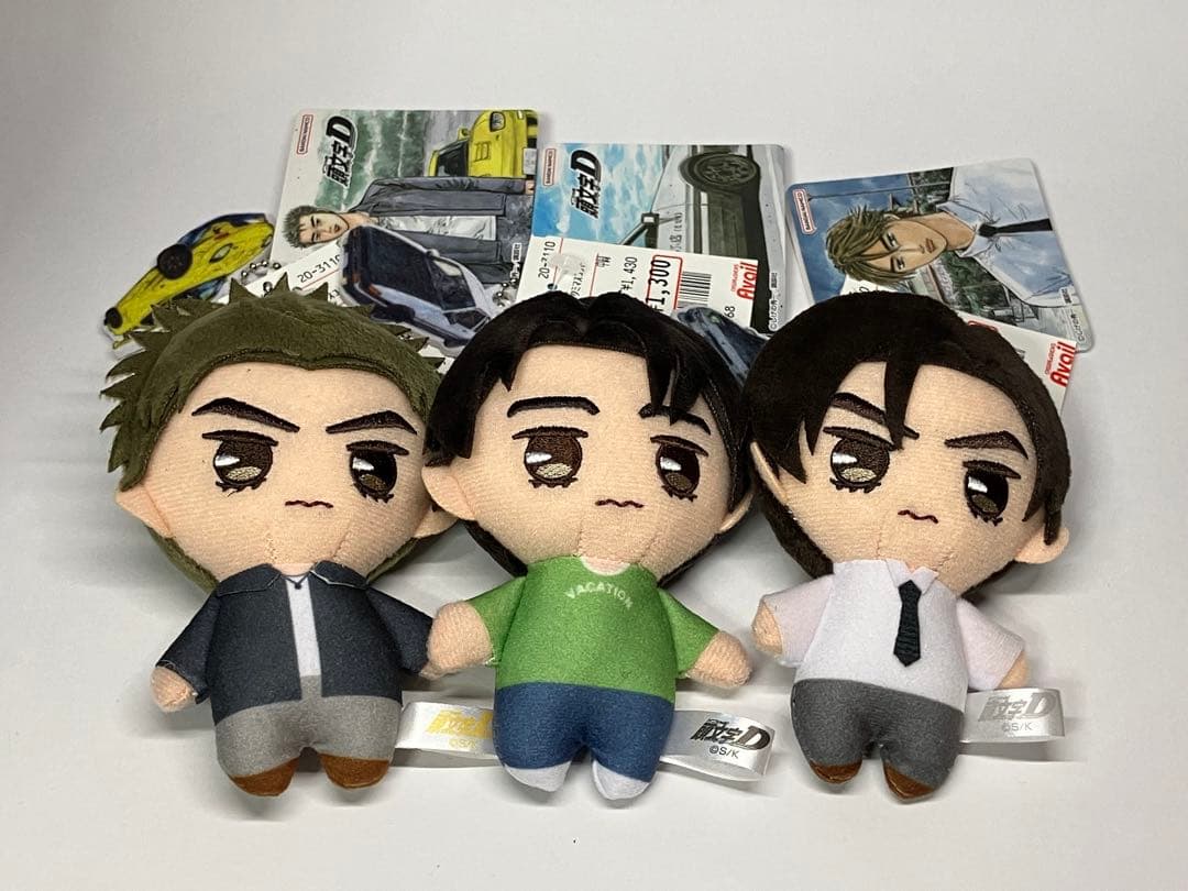 アベイル 頭文字D ぬいぐるみ ボールチェーン マスコット