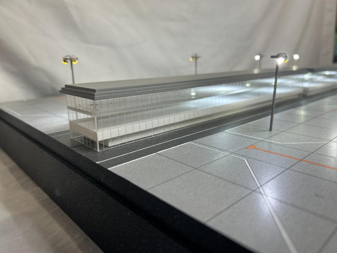 空港ジオラマ模型　DeltaGroove 1514　terminal　1/400