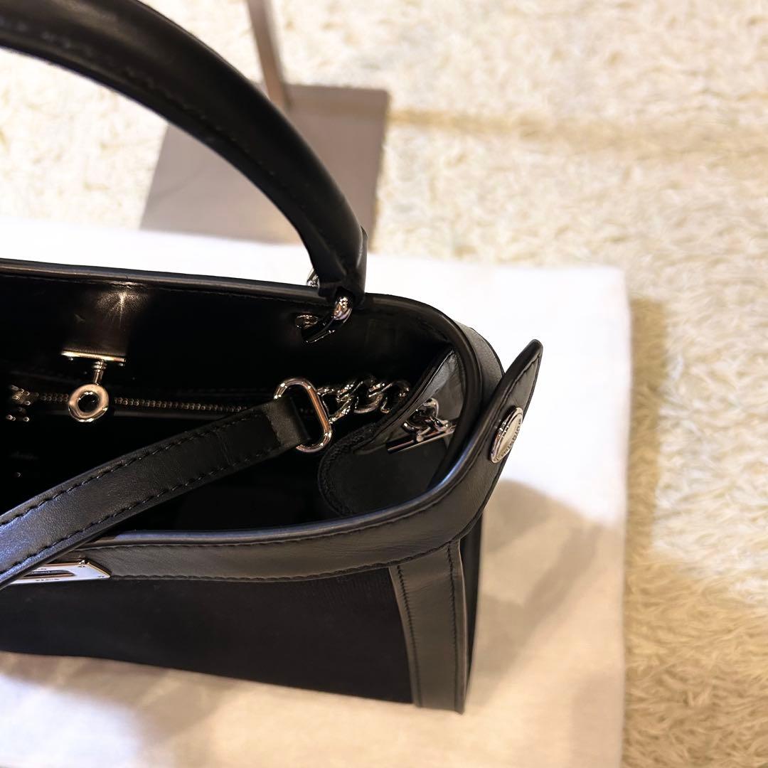 未使用級✨️michino PARIS　ミチノパリ　ルテスミニ　キャンバスレザー