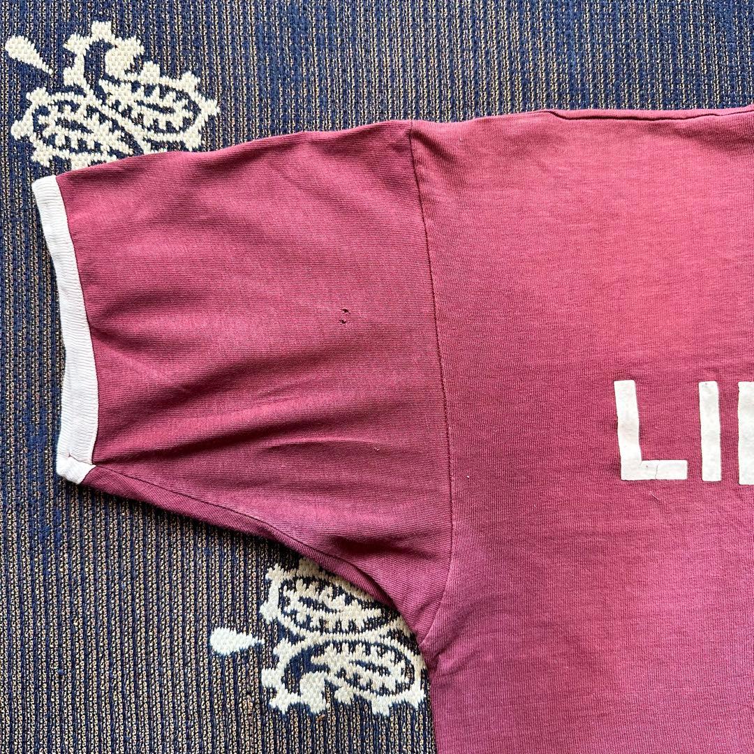 60s HARVARD COLLEGE champion リンガー Tシャツ