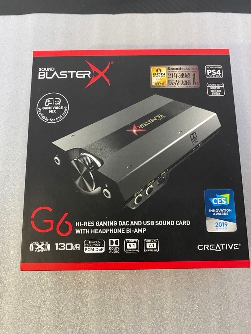 アンプ Sound BlasterX G6
