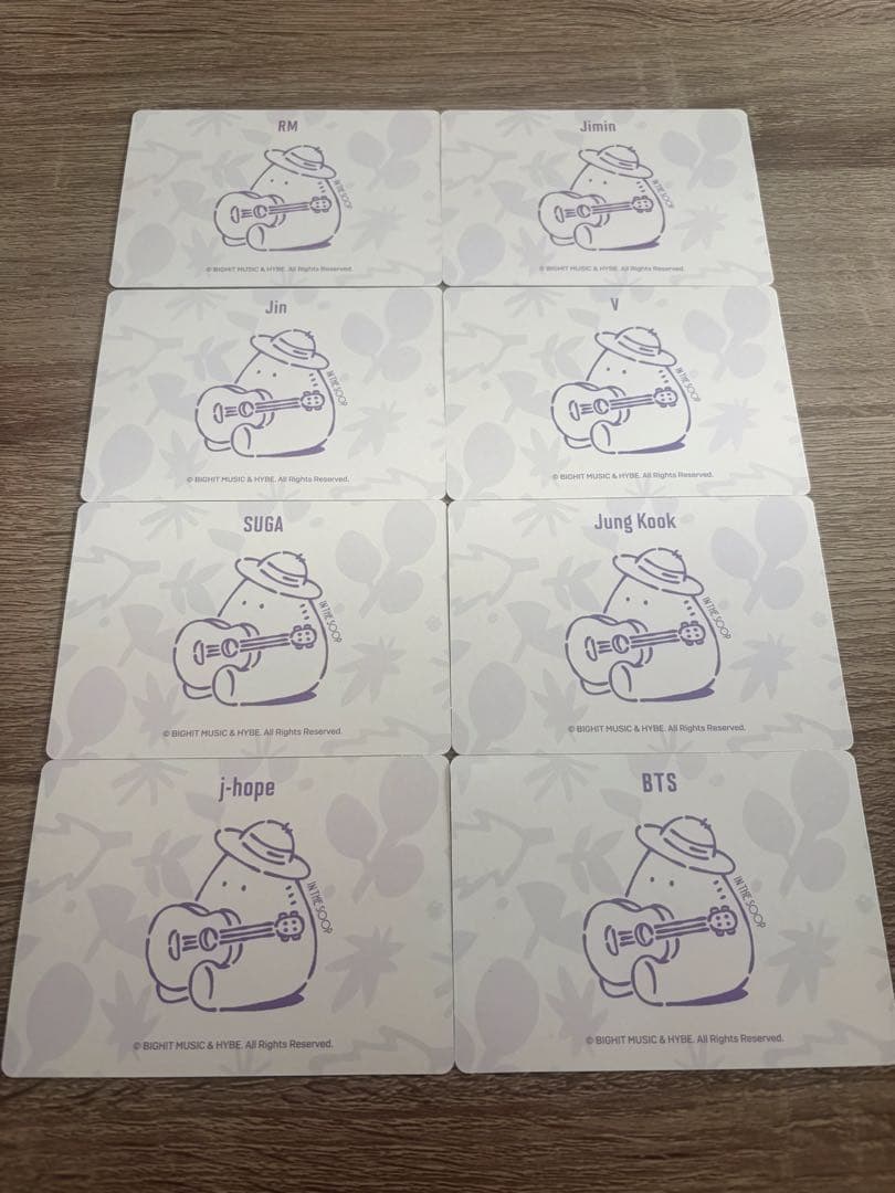 BTS IN THE SOOP STAY 平昌ホテル 宿泊者限定トレカ8枚セット