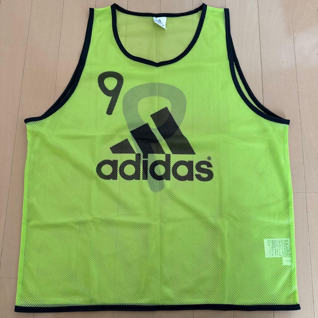【闘将】10枚セット　adidas メッシュ　ビブス　L