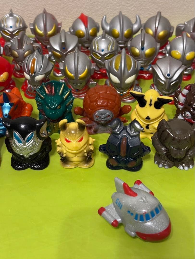 ウルトラマン　ソフビ　希少　レトロ　指人形