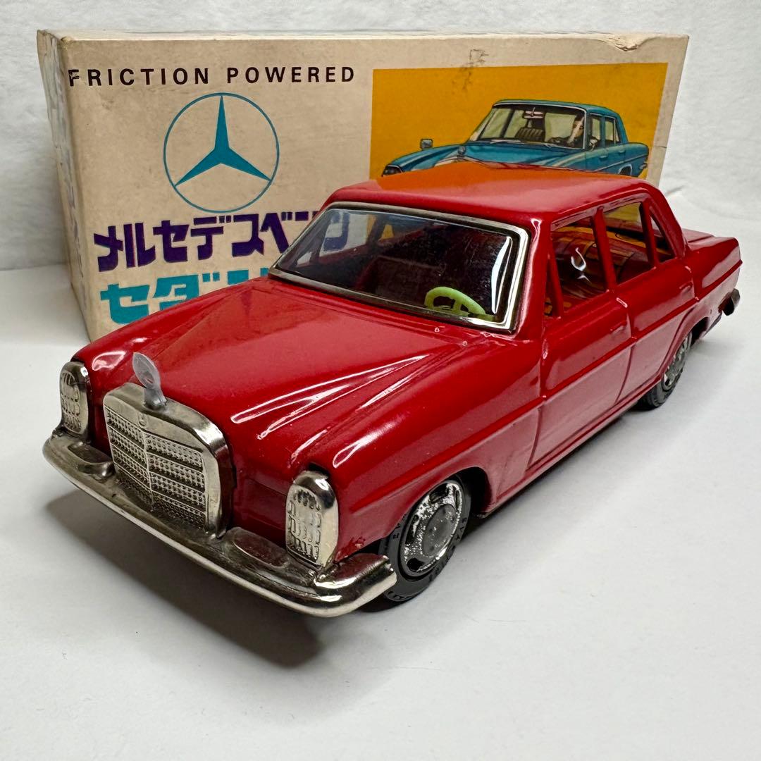 ヨネザワ メルセデスベンツ セダンカー 当時モノ ブリキ モデルカー 激レア