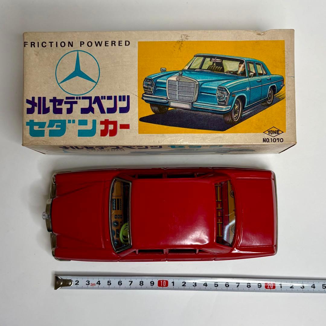 ヨネザワ メルセデスベンツ セダンカー 当時モノ ブリキ モデルカー 激レア