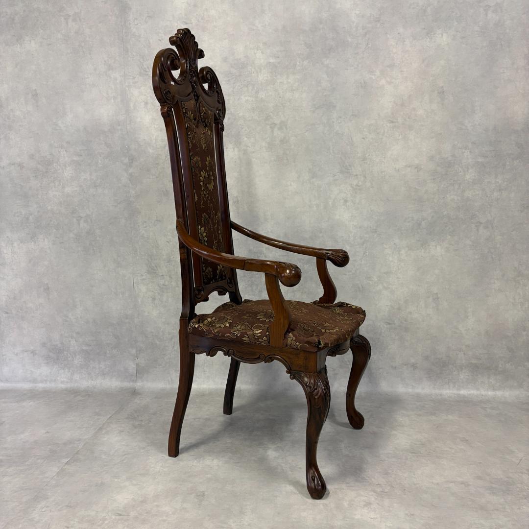 ロココ調 ハイバックアームチェア【A】