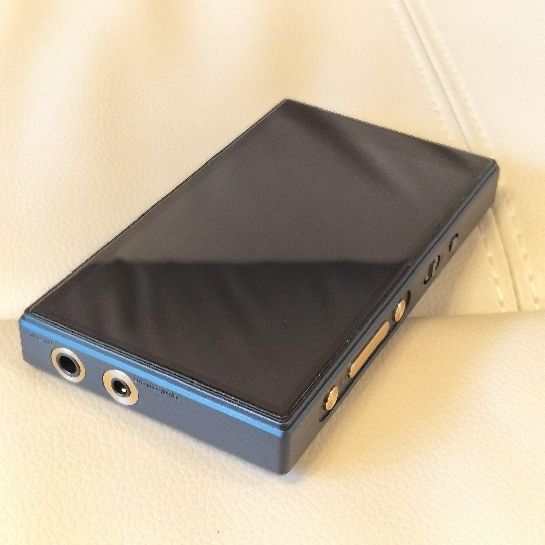 FiiO M21 ダークブルー（ほぼ新品） ガラスフィルムとレザーケース付