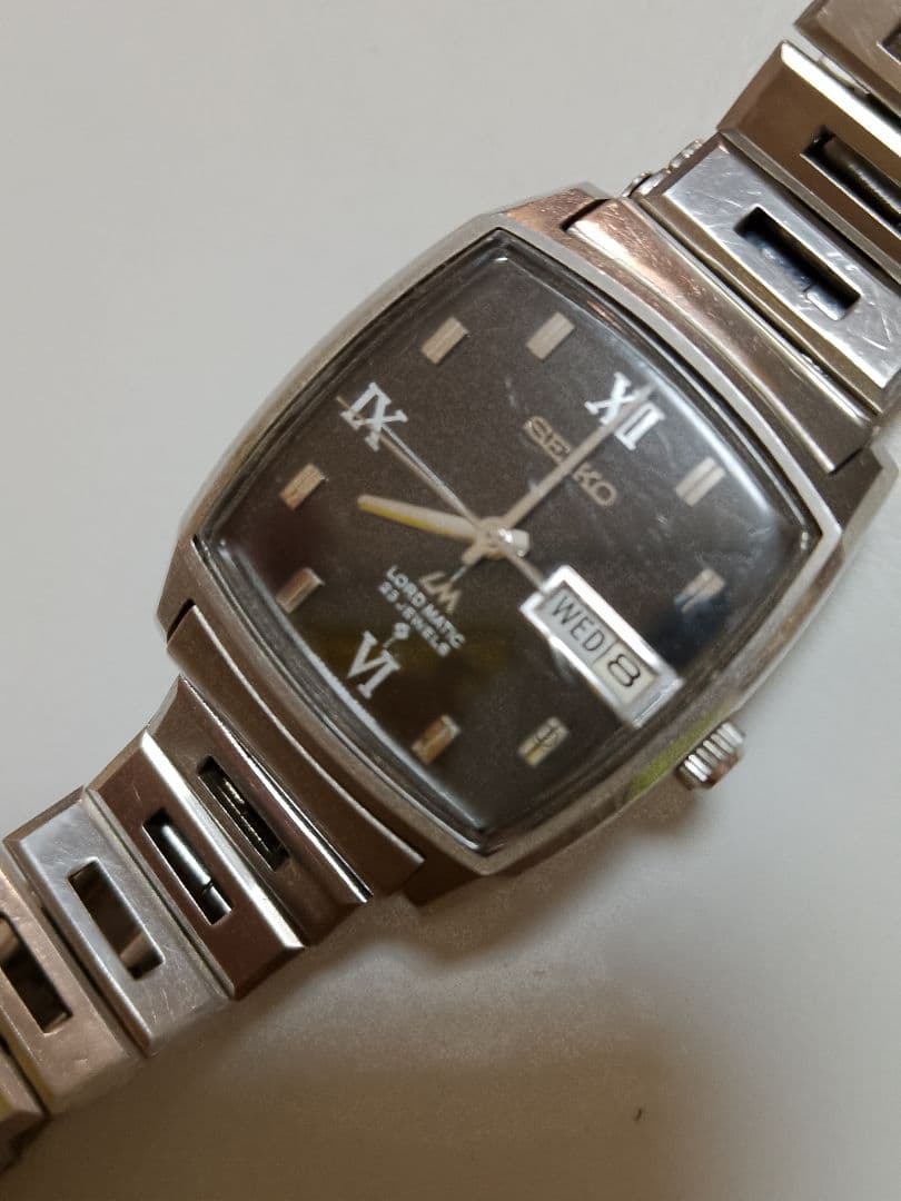 美品可動品☆SEIKO 5606-5000 LORD MATIC　自動巻き腕時計