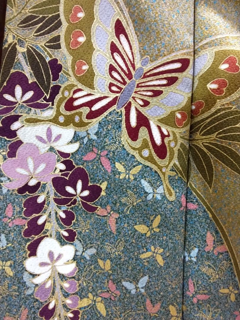 振袖フルセット、正絹振袖成人式、重ね衿、帯揚げ帯締め、西陣高級袋帯、襦袢