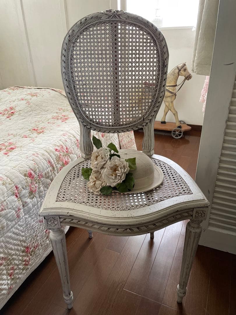 最終価格♡フランスアンティーク ラタン チェア♡フランスアンティーク家具