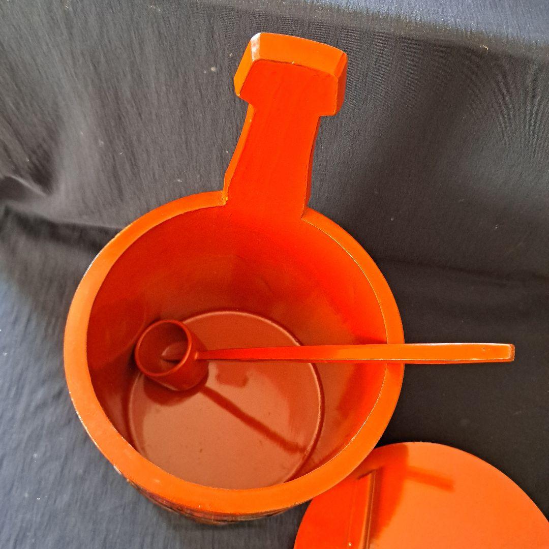 「日本酒パーティーに漆器を！」 輪島漆塗り酒器 高さ(取っ手先まで32cm)