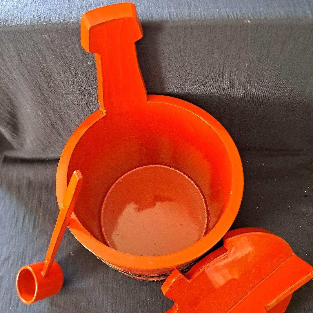 「日本酒パーティーに漆器を！」 輪島漆塗り酒器 高さ(取っ手先まで32cm)