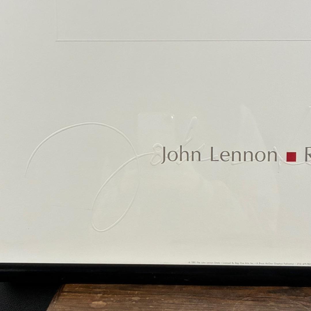 【最終値下げ】美品 ジョン・レノン「Real Love」リトグラフ 印章有