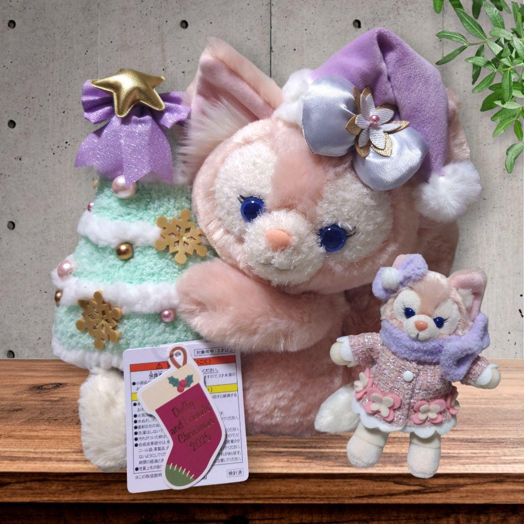 TDSシークレットオブスノーウィーデイ リーナベル ツリー ぬいぐるみバッジ