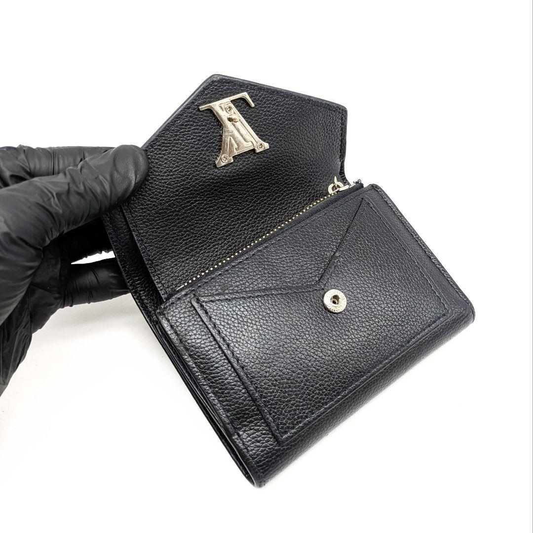 【大特価】マイロックミー・コンパクト ルイヴィトン 三つ折り財布 黒