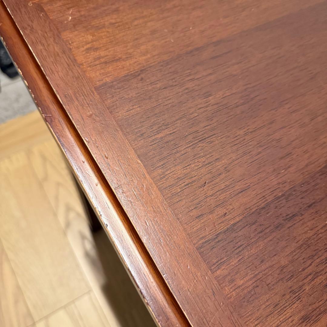 マルニ木工 地中海 ダイニングテーブル 片バタ式 No.1195 拡張式　作業台