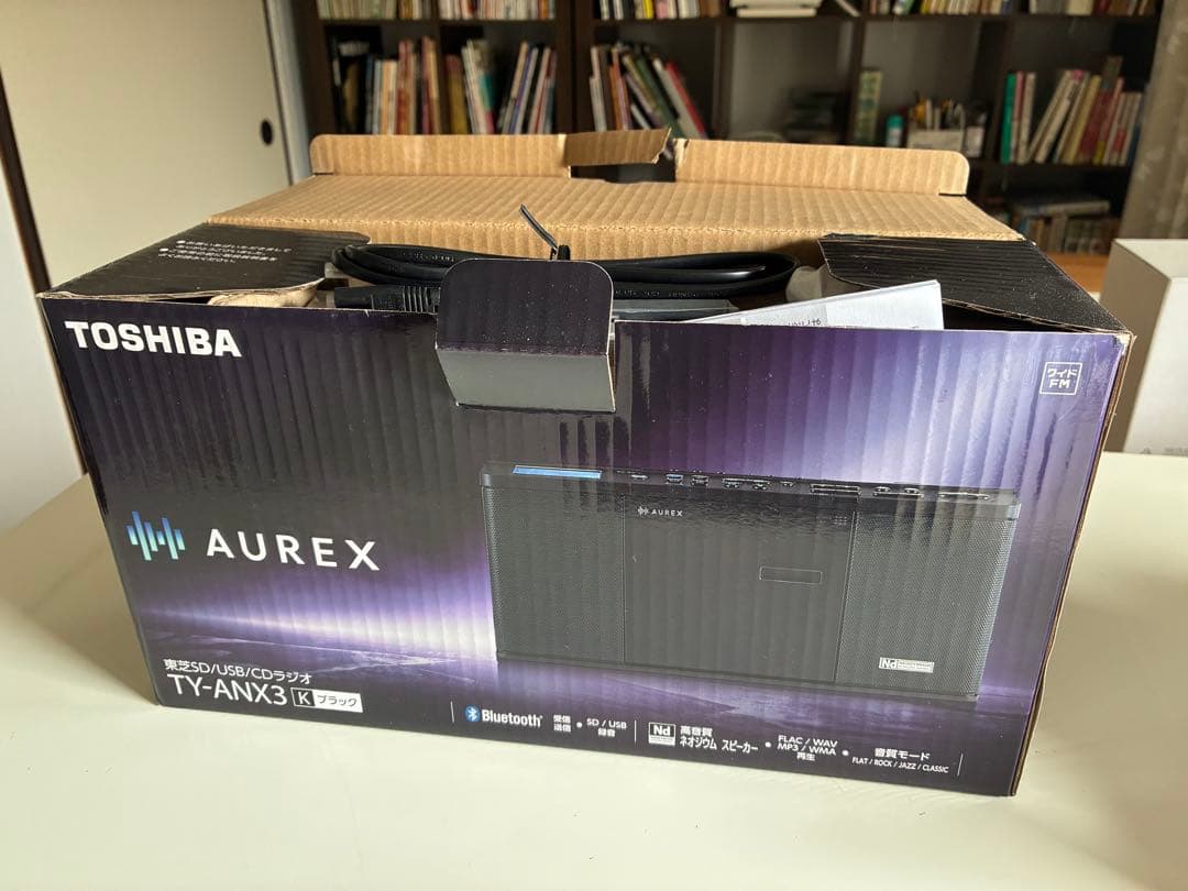 新品TY-ANX3-K ★東芝 TOSHIBA ★SD/USB/CD★Aurex