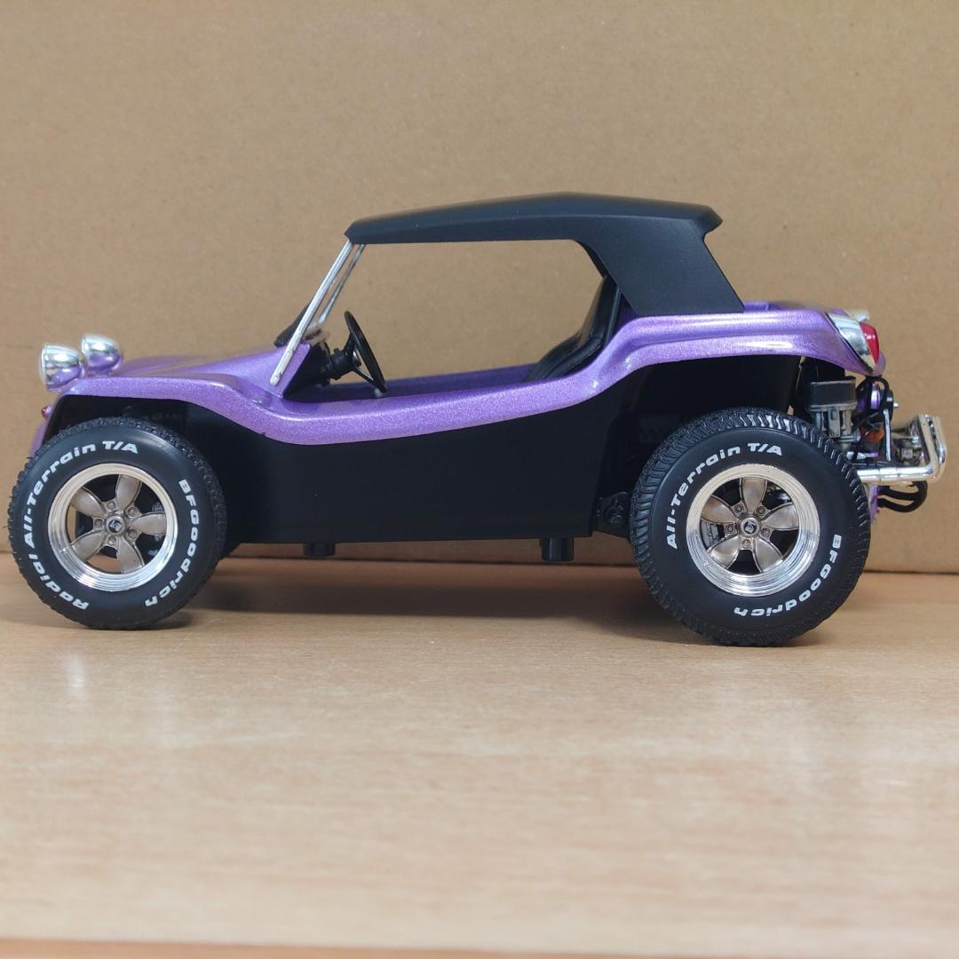 1/18 メイヤーズ マンクス バギー ソフトルーフ パープル ソリド製ミニカー
