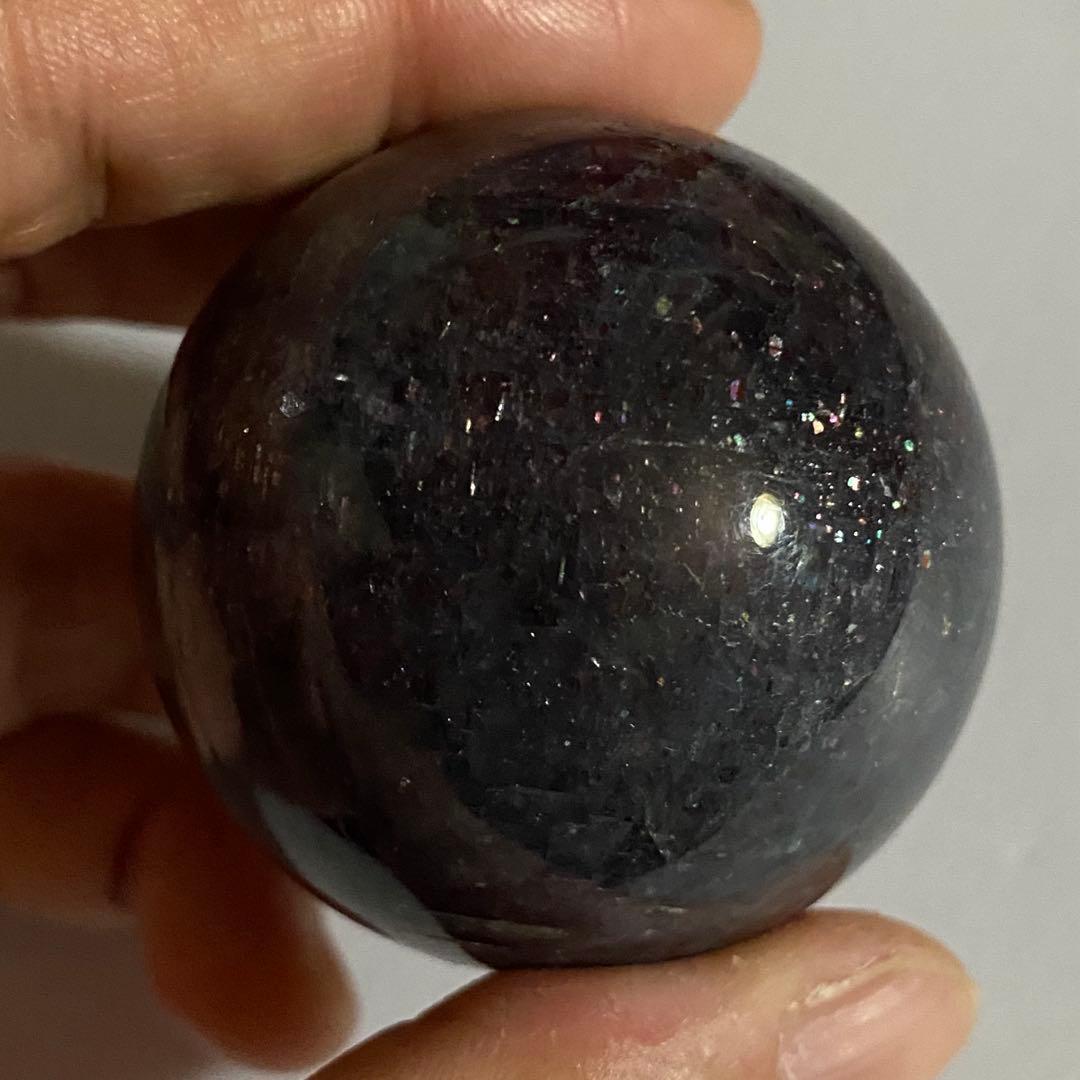 天然石　アイオライトサンストーン　スフィア　丸玉