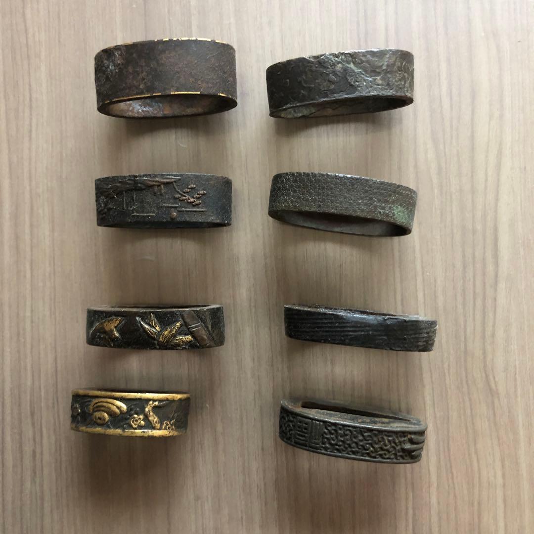 武具の鍔（つば）16個セット