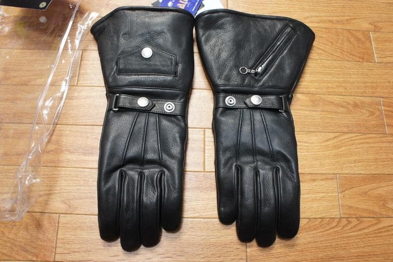 新品★ショット★カウハイドレザーグローブ　　M