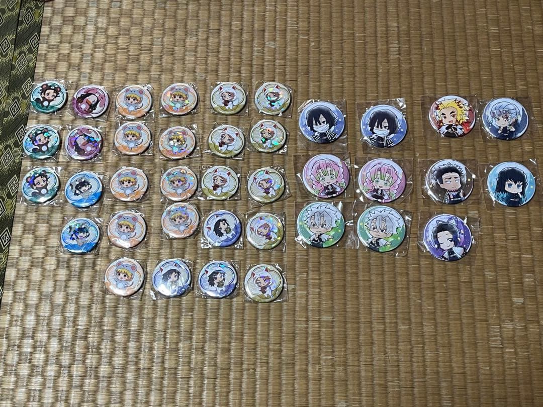 鬼滅の刃 缶バッジ プライズ まとめ 38個セット