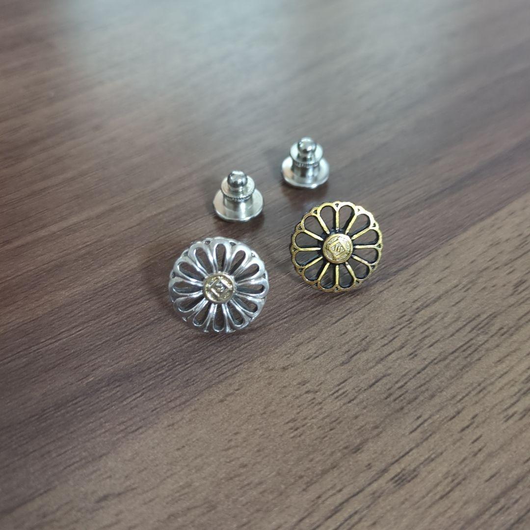 旧三井財閥の社章金銀2個セット(アンティーク)