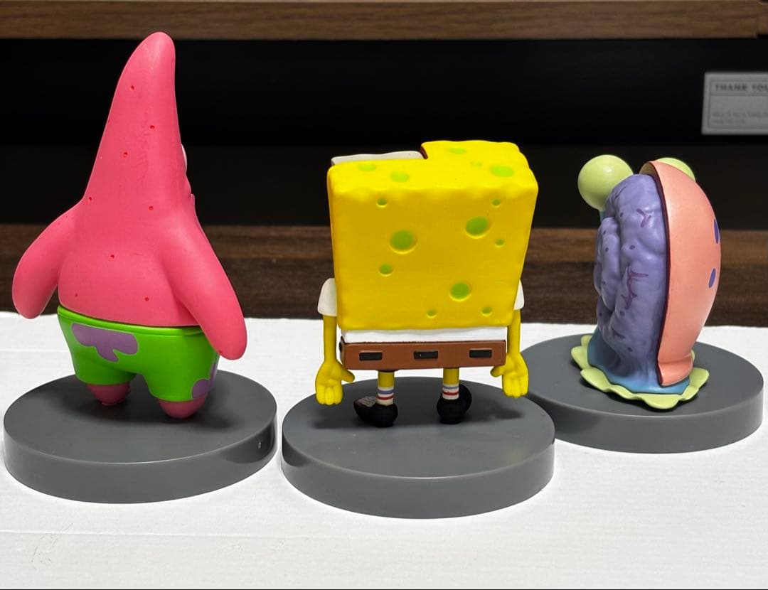 スポンジボブ Mightyjaxx 解剖学的フィギュア 3体セット