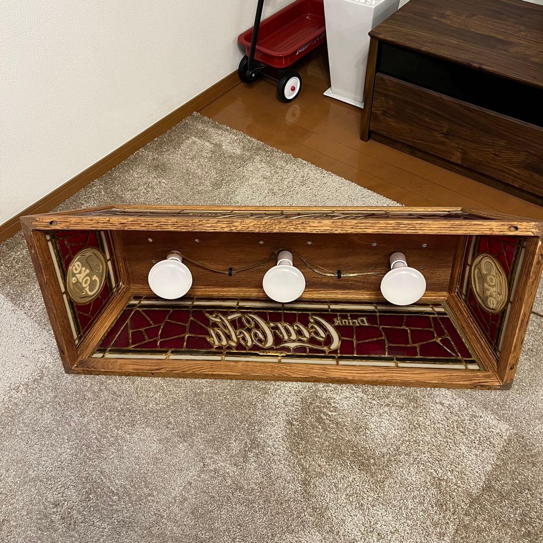 Coca-Cola コカコーラ　プールバーライト　ビンテージ　希少 ⭐️状態良好⭐️