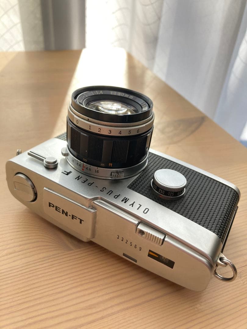 【難あり】OLYMPUS-PEN FTとG.ZUIKO 40mm F1.4レンズ