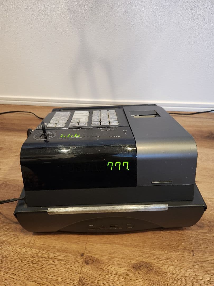 p*7様 カシオ　SE-S20　レジスター　CASIO 動作品　鍵付き