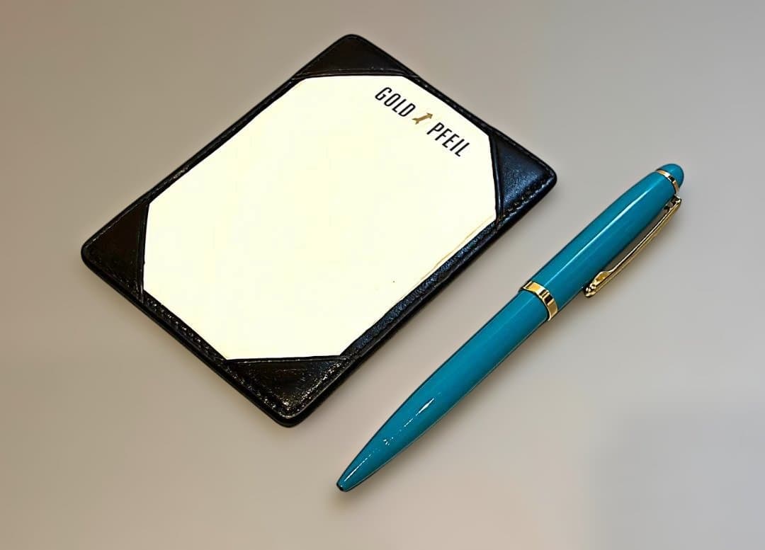 ⭐️GOLD PFEIL⭐️ゴールドファイル・メモパッド・美品⭐️