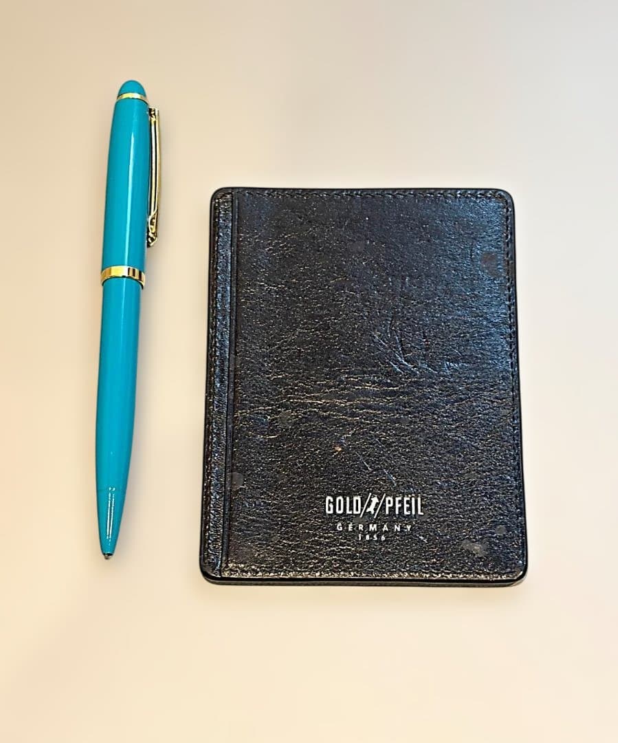 ⭐️GOLD PFEIL⭐️ゴールドファイル・メモパッド・美品⭐️