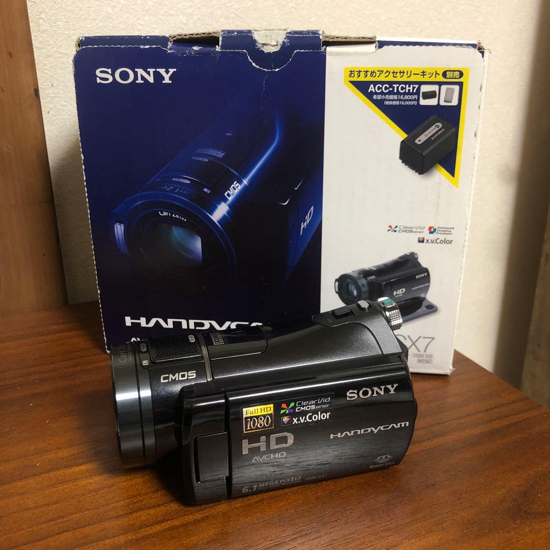 美品 SONY HDR-CX7 ナイトショット機能搭載 ビデオカメラ 完品