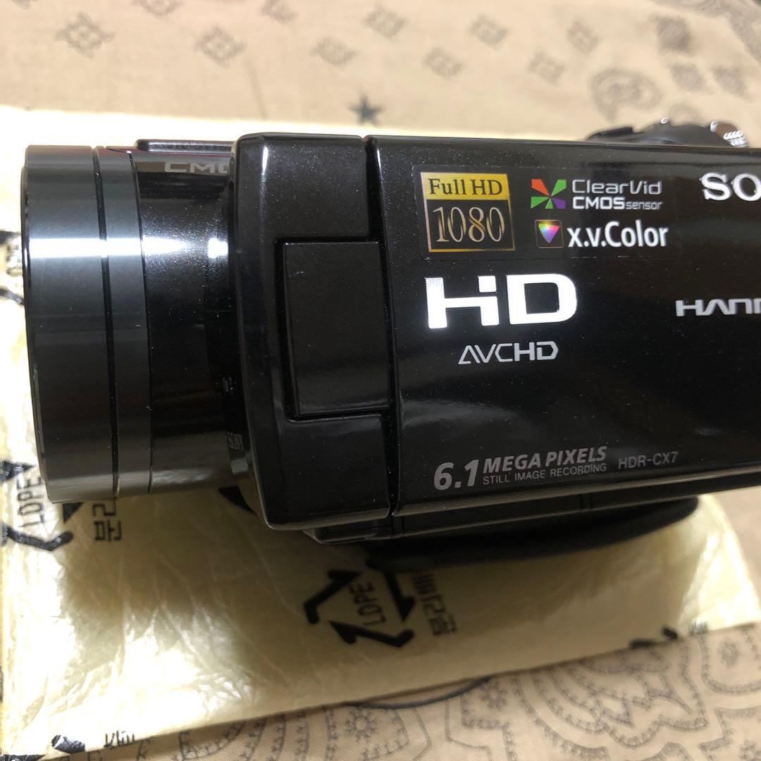 美品 SONY HDR-CX7 ナイトショット機能搭載 ビデオカメラ 完品