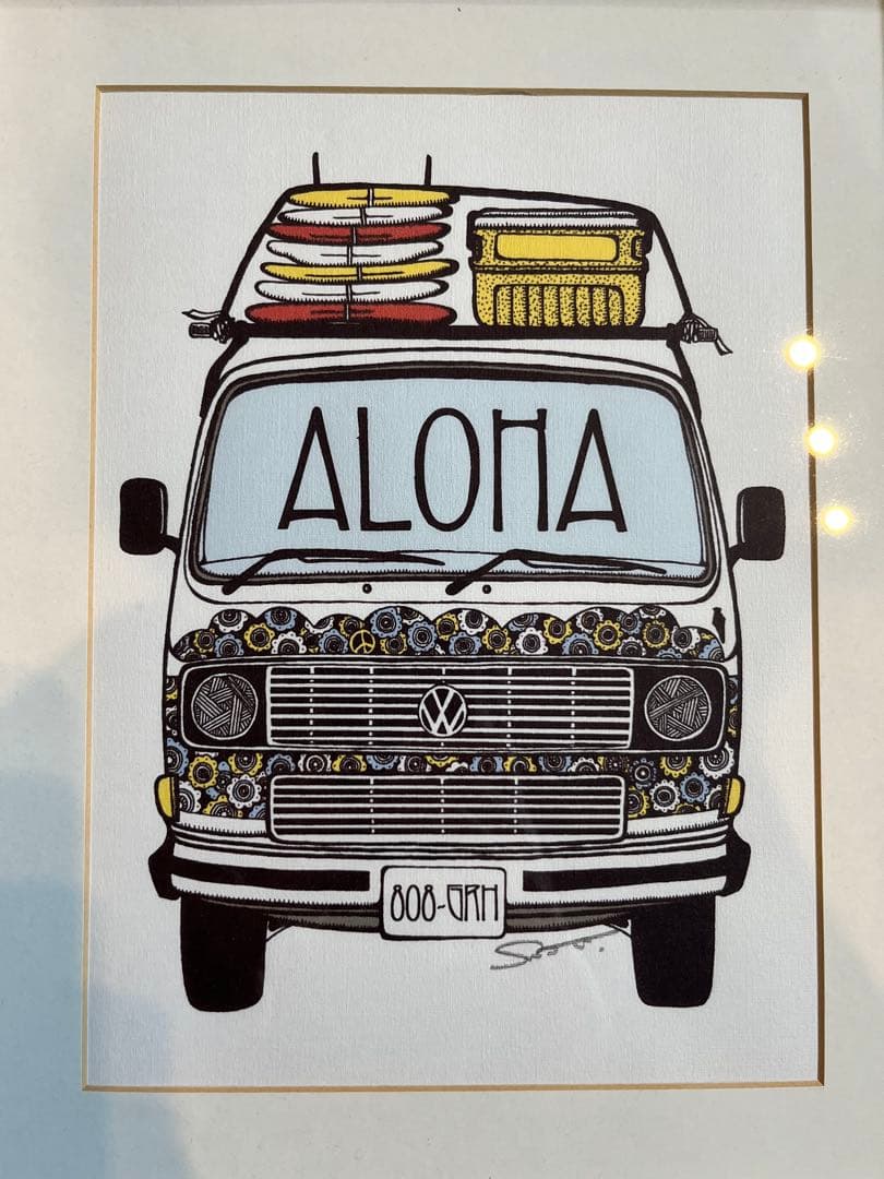 GREENROOM 絵画 アート ワーゲンバス