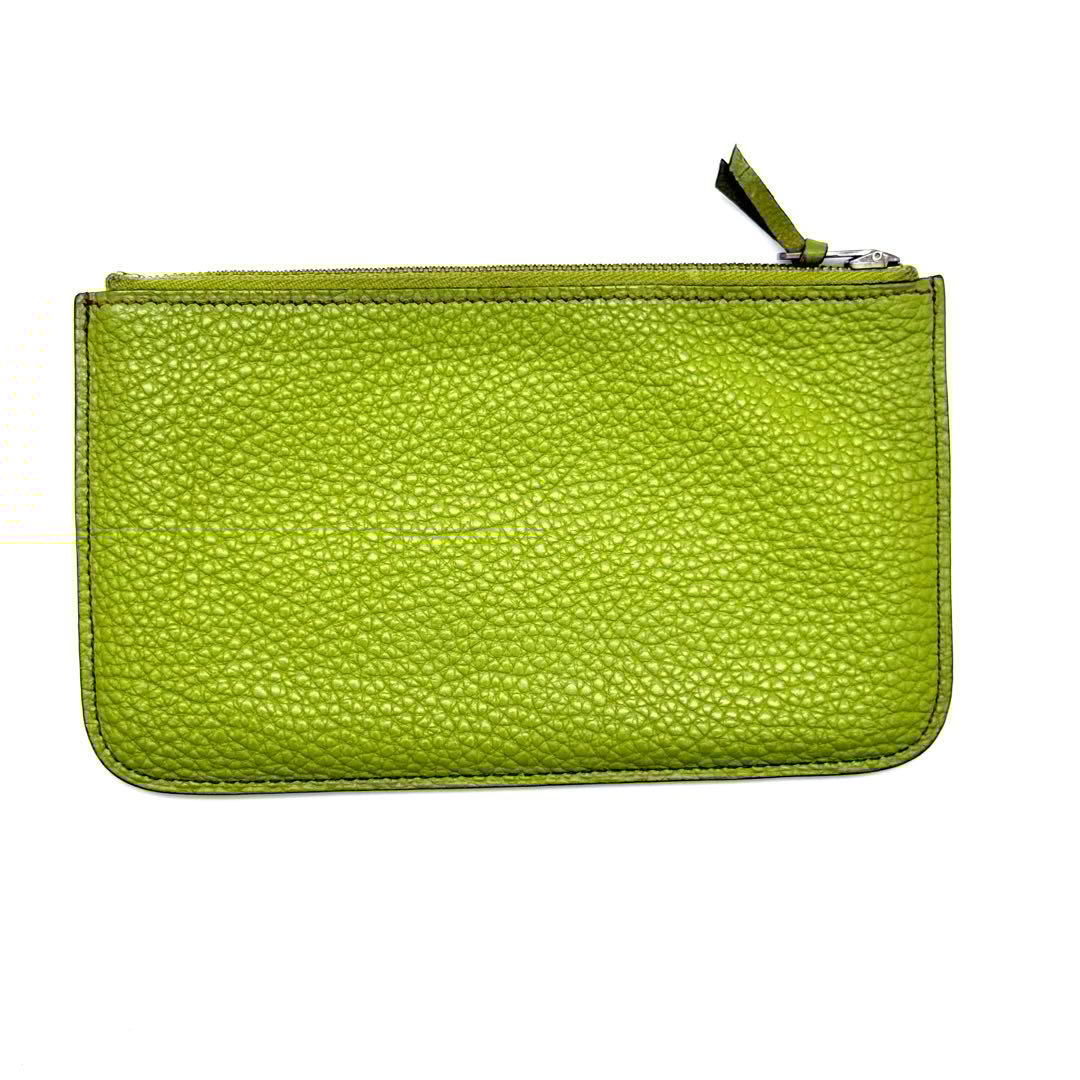 極上美品✨エルメス ドゴン GM デュオ グリーン 長財布 P25