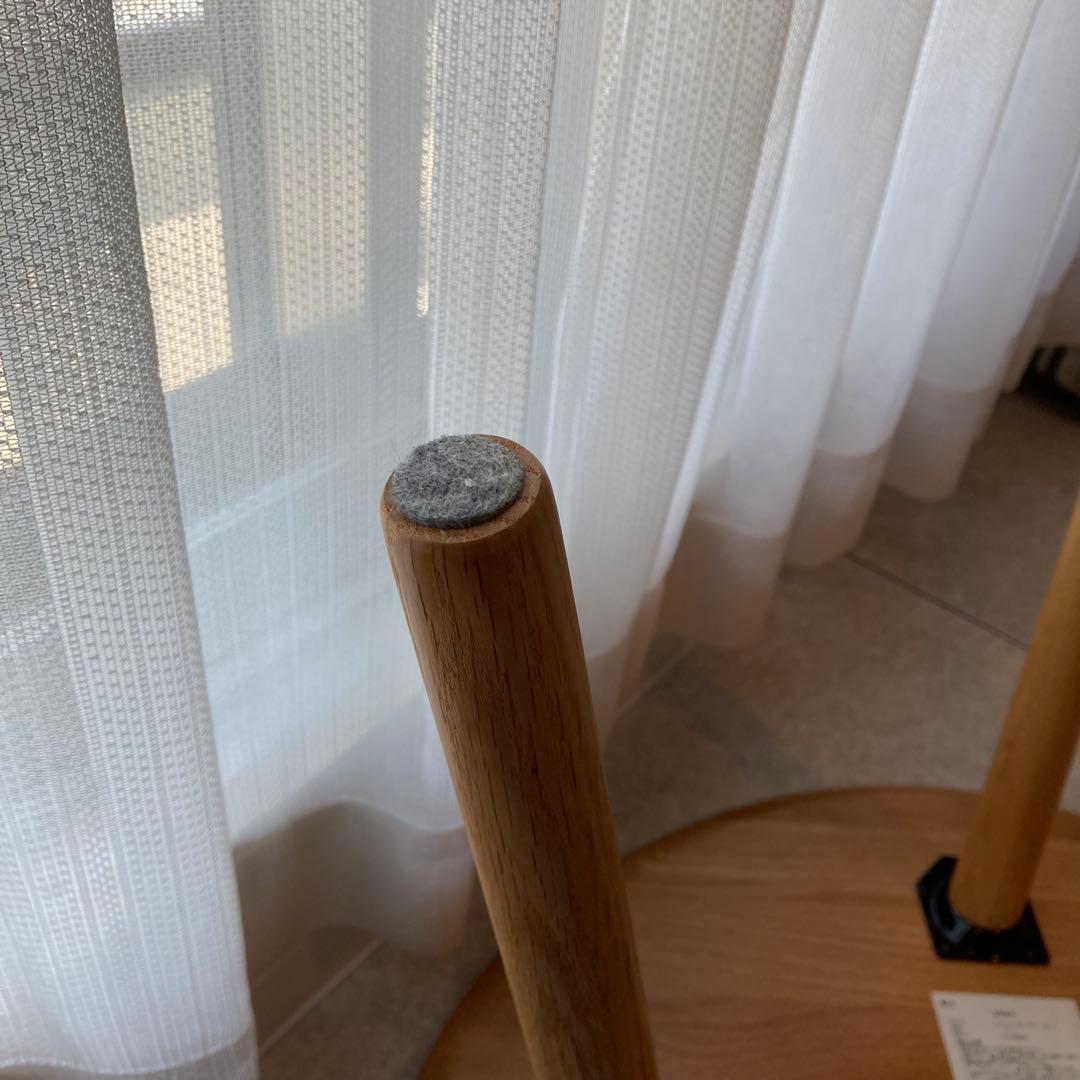 サイドテーブル2脚　ネストテーブル風　オーク無垢材