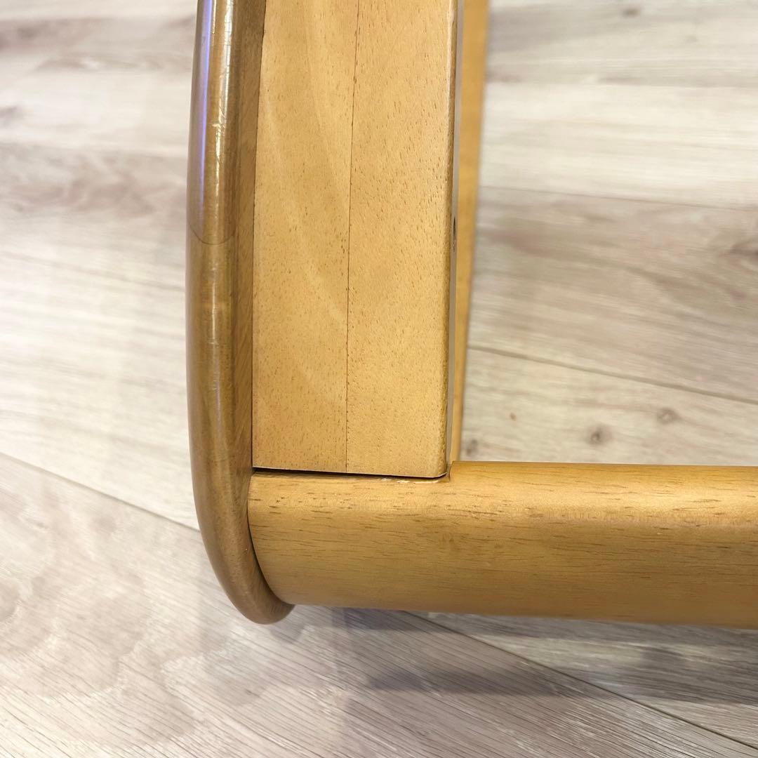 karimoku カリモク　変形　テーブル　半円　ローテーブル　3本脚