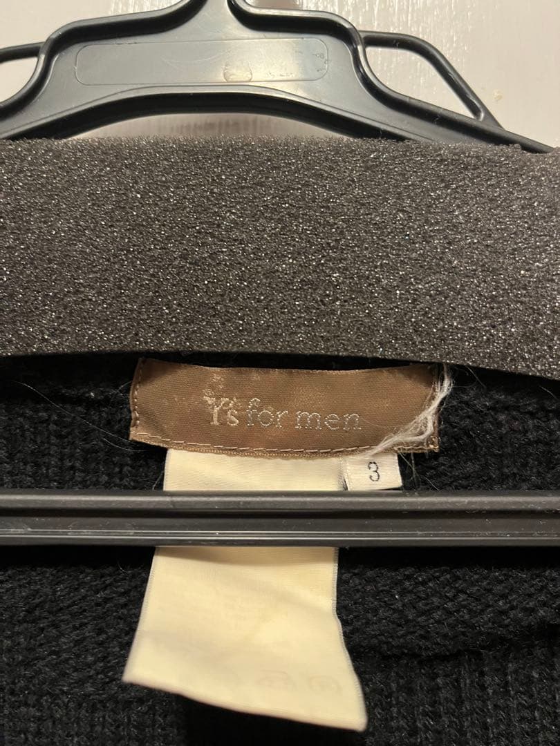 Y's for men ブラック ニットパーカー サイズ3