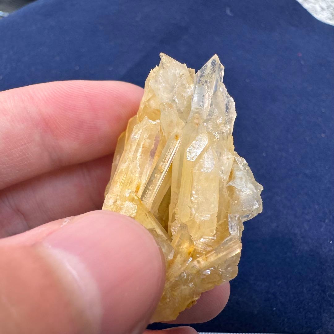 レモン水晶 国産鉱物 奈良 希少