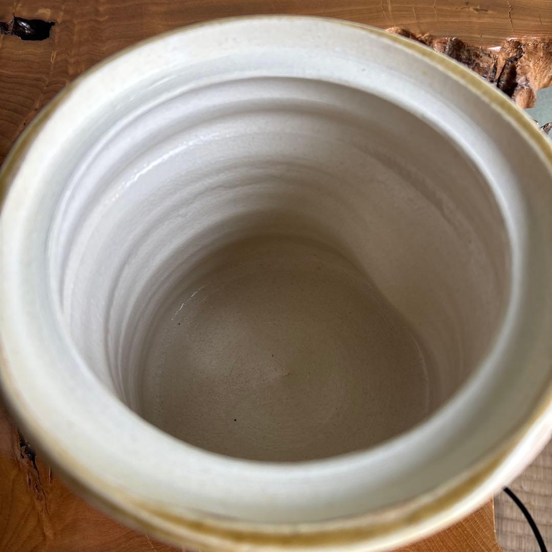 黄瀬戸 水指 野田東山(野田浅之進) 長曽窯 茶道具 共箱